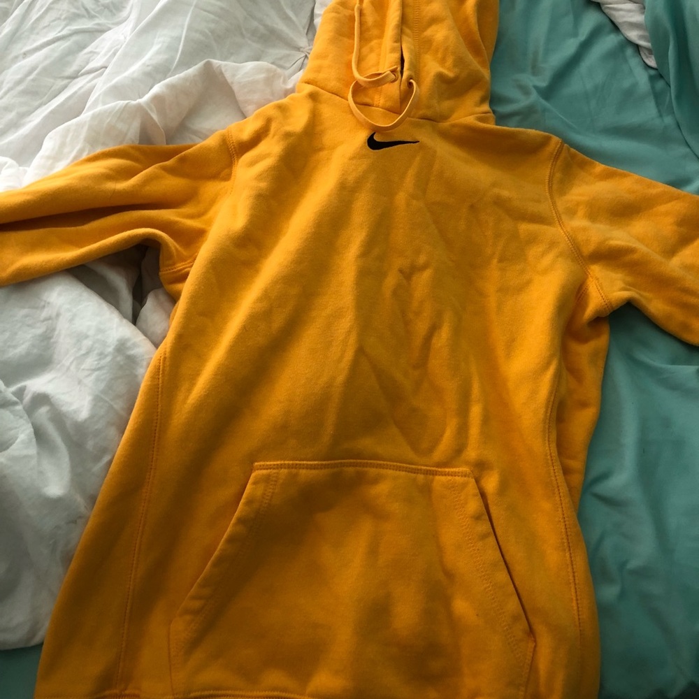 Yellow Nike sweatshirt